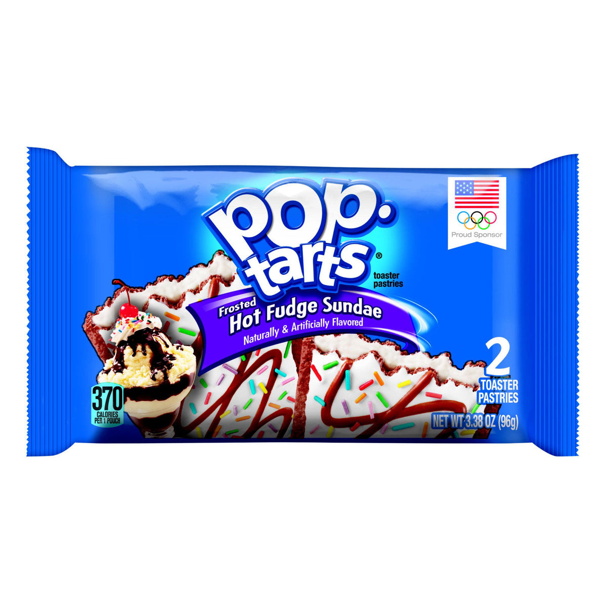 Kelloggs Pop-Tarts Hot Fudge Sundae Toaster Pastries, 3.5 oz.