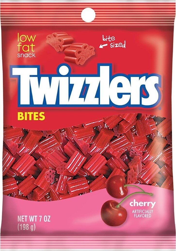 Twizzlers Bites, Cherry Flavored Licorice Candy, 7 Ounce