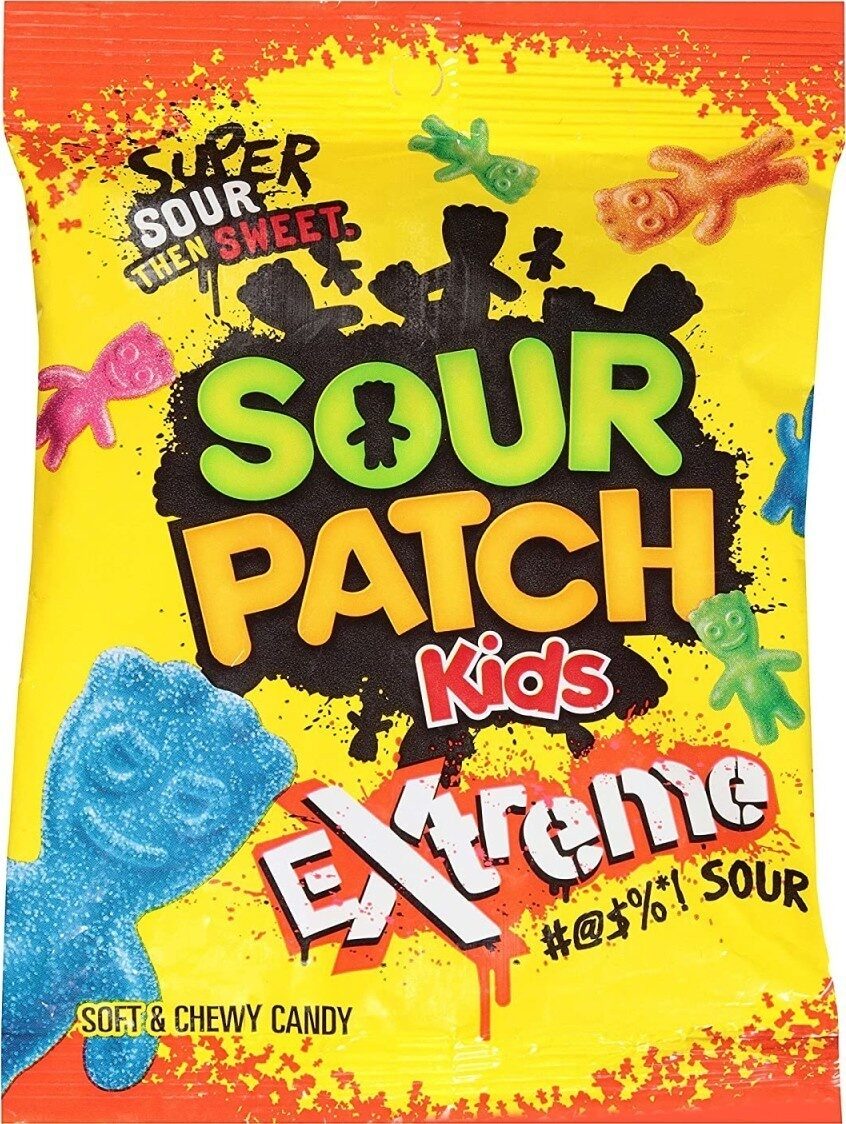 Sour Patch Kids Extreme Sour Candy, 4 oz