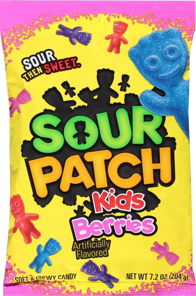 Sour Patch Kids Berries Soft & Chewy Candy 7.2 oz