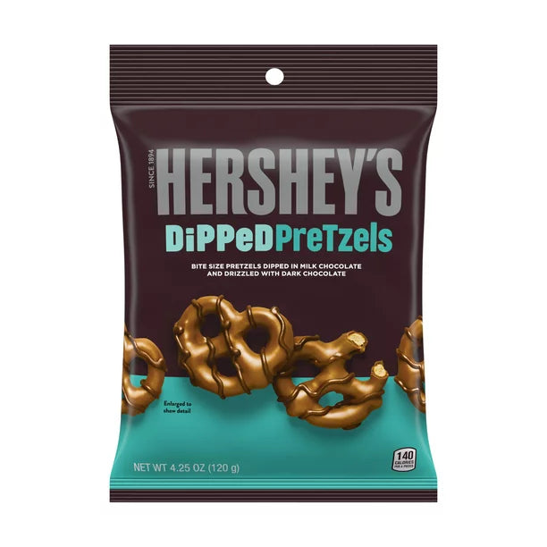 HERSHEY'S DIPPED PRETZELS