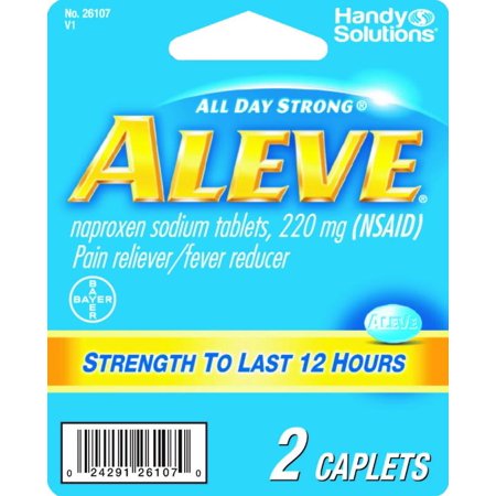 Aleve 1945191 Naproxen Caplet - 2 Count