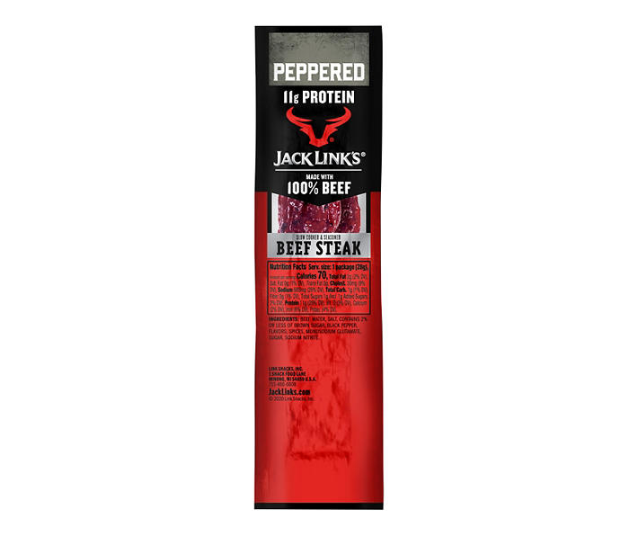 JACK LINK'S PEPPERED BEEF JERKY STEAK