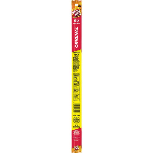 SLIM JIM ORIGINAL GIANT MEAT STICK BEEF JERKY
