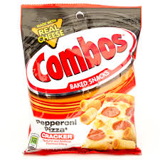 Combos Pepperoni Pizza Cracker Snacks 6.30 oz