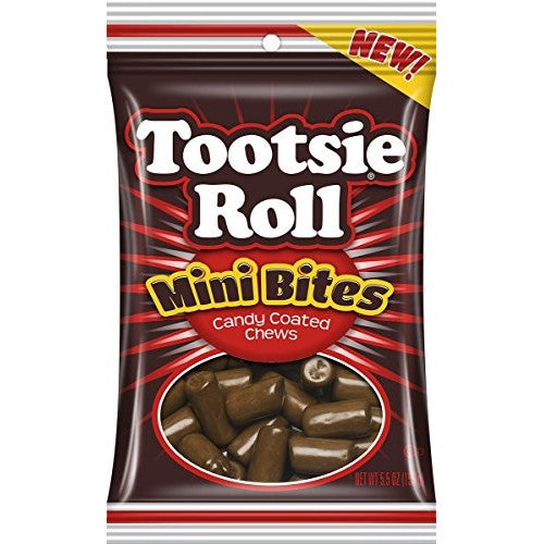 Tootsie Roll Mini Bites Candy Coated Chews 5.5 oz